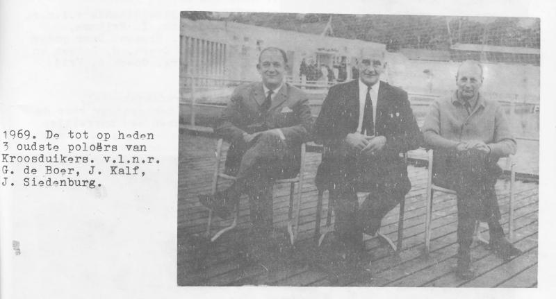 De oudste poloërs van de Kroosduikers 1969